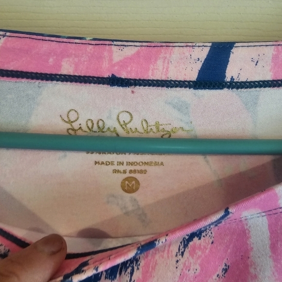 NWOT Lilly Pulitzer Sophie Sheath Sleeve Floral Jersey Knit Mini Dress - Picture 4 of 8